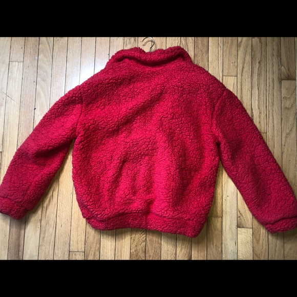 Red Fluffy Boutique Jacket - Picture 3 of 3